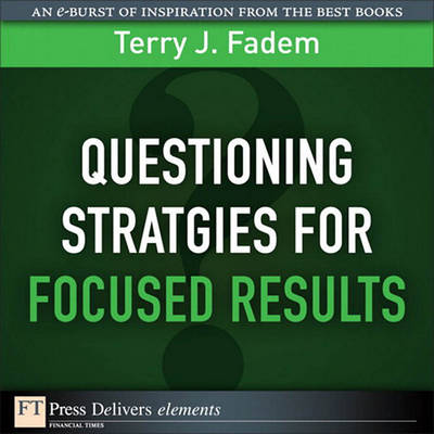 Book cover for Questioning Stratgies for Focused Results