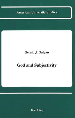 Cover of God and Subjectivity