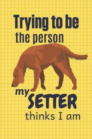 Cover of Trying to be the person my Setter thinks I am