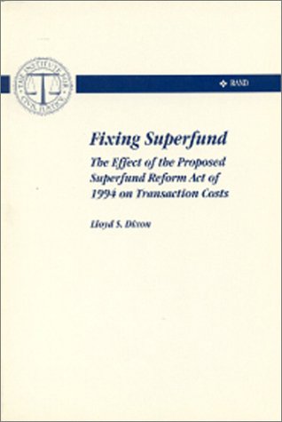 Book cover for Fixing Superfund