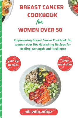 Book cover for Breast cancer cookbook for women over 50