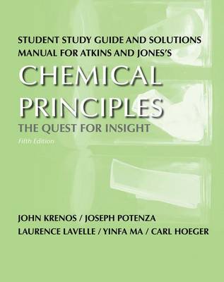 Book cover for Study Guide/Solution Manual for Chemical Principles