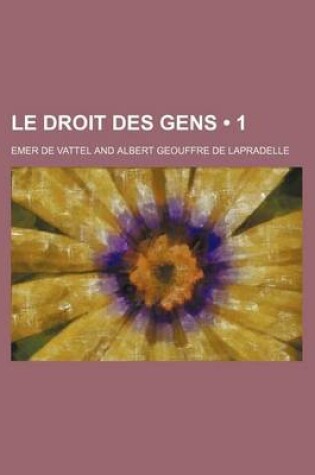 Cover of Le Droit Des Gens (1)