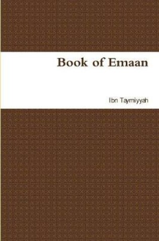 Cover of Book of Emaan