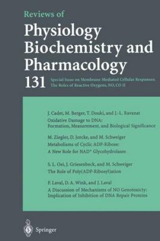 Cover of Reviews of Physiology, Biochemistry and Pharmacology 131