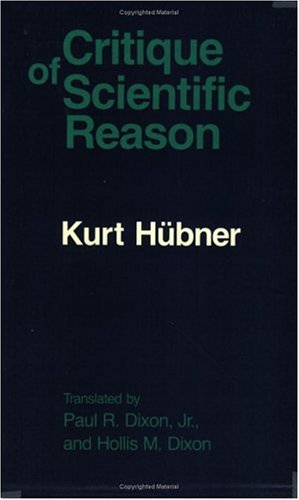 Book cover for The Critique of Scientific Reason