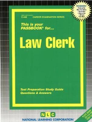 Book cover for Law Clerk