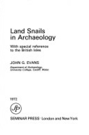Cover of Land Snails in Archaeology