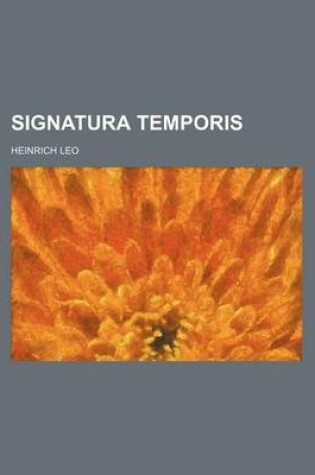 Cover of Signatura Temporis