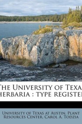 Cover of The University of Texas Herbaria