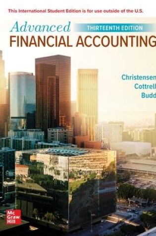Cover of Advanced Financial Accounting ISE