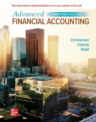 Book cover for Advanced Financial Accounting ISE