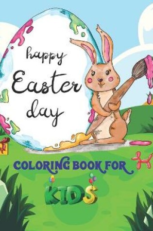 Cover of Happy Easter Coloring Book FOr Kids