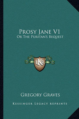 Book cover for Prosy Jane V1