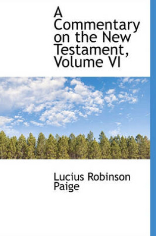 Cover of A Commentary on the New Testament, Volume VI