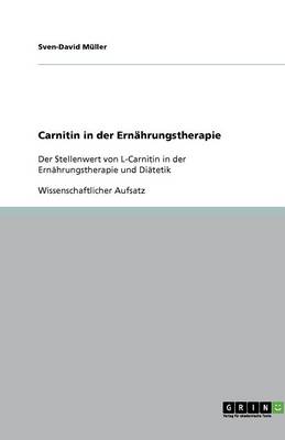 Book cover for Carnitin in der Ernahrungstherapie