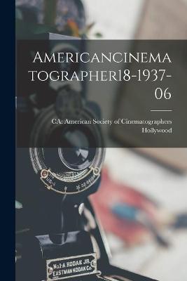 Cover of Americancinematographer18-1937-06
