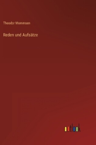 Cover of Reden und Aufsätze