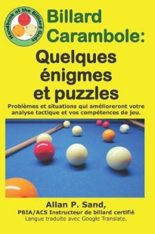 Cover of Billard Carambole - Quelques  nigmes Et Puzzles