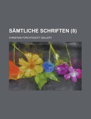 Book cover for Samtliche Schriften (8 )