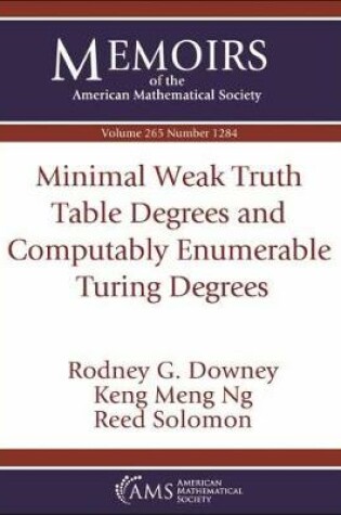 Cover of Minimal Weak Truth Table Degrees and Computably Enumerable Turing Degrees