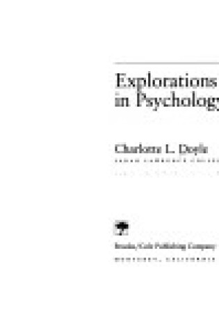 Cover of Explorations in Psychology