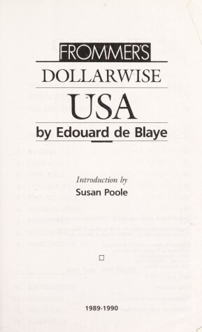 Book cover for USA $Wise