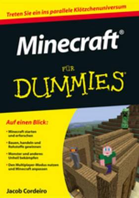 Book cover for Minecraft für Dummies