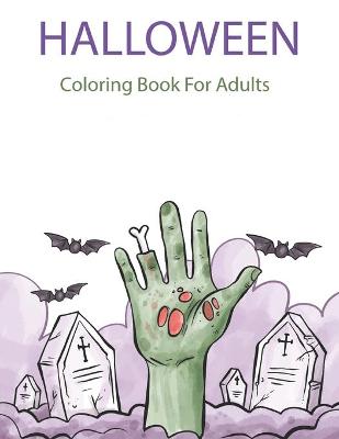 Book cover for Halloween Coloring Book for Adults