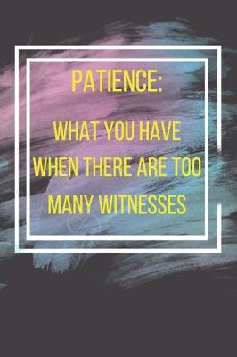 Book cover for Patience