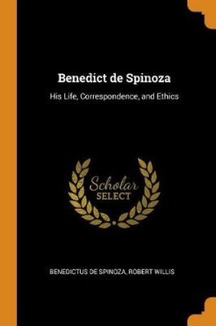 Cover of Benedict de Spinoza