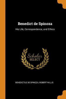 Book cover for Benedict de Spinoza