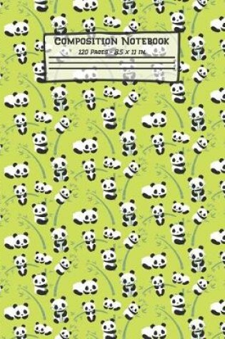 Cover of Pandas Composition Notebook