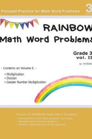 Cover of Rainbow Math Word Problems Grade 3. vol. II