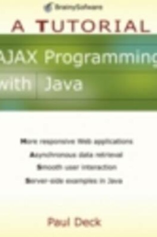 Cover of Ajax Programming with Java