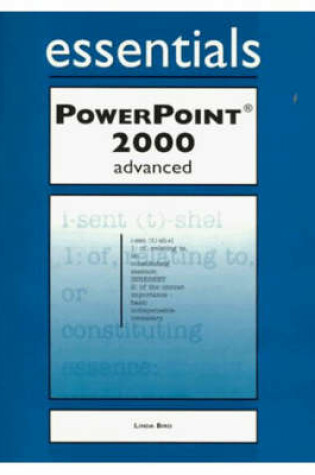 Cover of PowerPoint 2000 Essentials Advanced