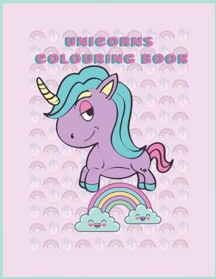 Book cover for Unicorns Colouring Book