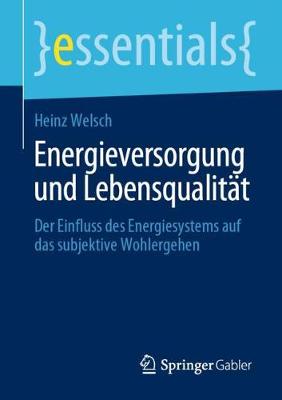 Book cover for Energieversorgung und Lebensqualitat