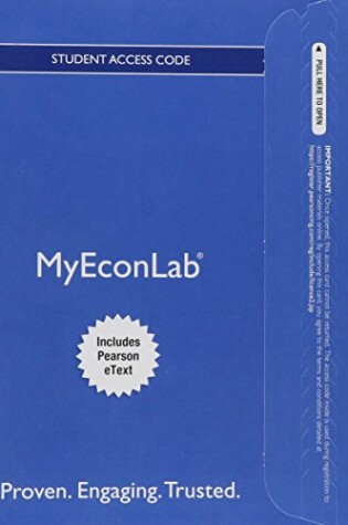 Cover of NEW MyLab Economics with Pearson eText -- Access Card -- for Microeconomics