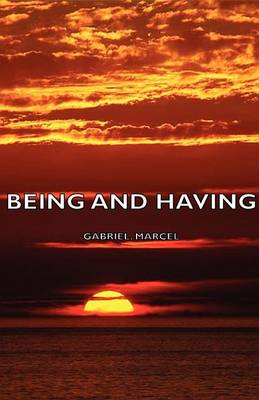 Cover of Being and Having