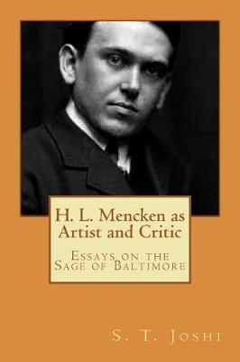 Book cover for H. L. Mencken as Artist and Critic