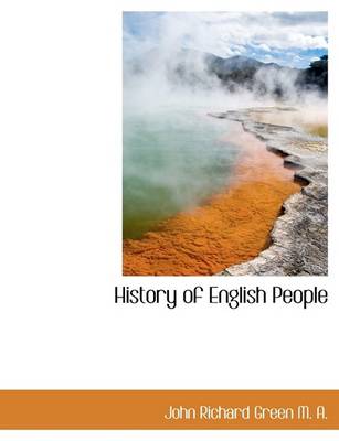 Book cover for History of English People