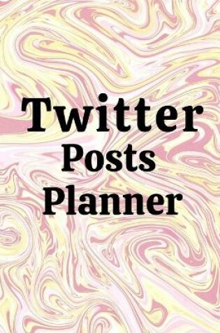 Cover of Twitter posts planner