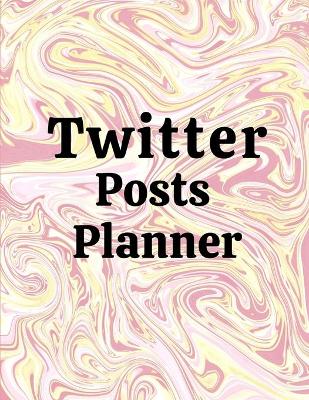 Cover of Twitter posts planner