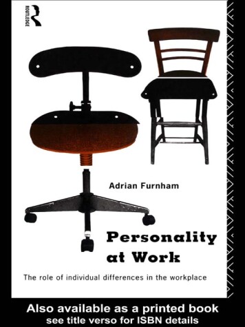 Book cover for Personality at Work