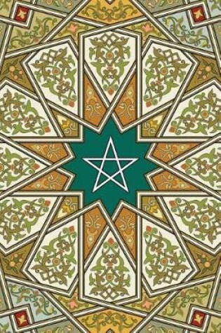 Cover of Monogram Pentagram (Neopaganism) Any Day Planner Notebook