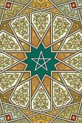 Cover of Monogram Pentagram (Neopaganism) Any Day Planner Notebook