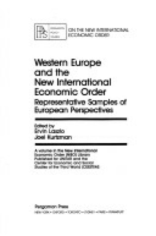 Cover of Western Europe and the New International Economic Order