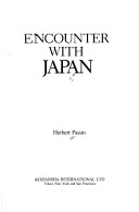 Book cover for Encounter with Japan