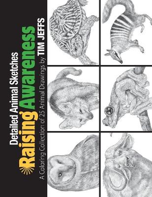 Cover of Detailed Animal Sketches Raising Awareness